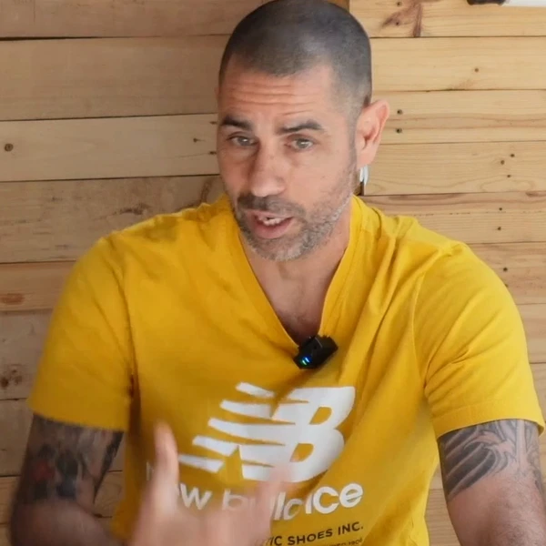 Daniel Sánchez durante su conversación