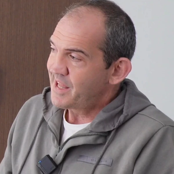 Fernando Pérez durante su conversación