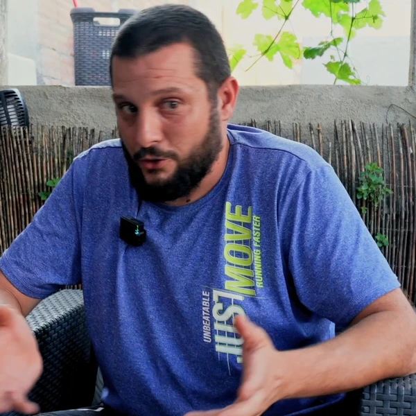 Gerard Miñano durante su conversación