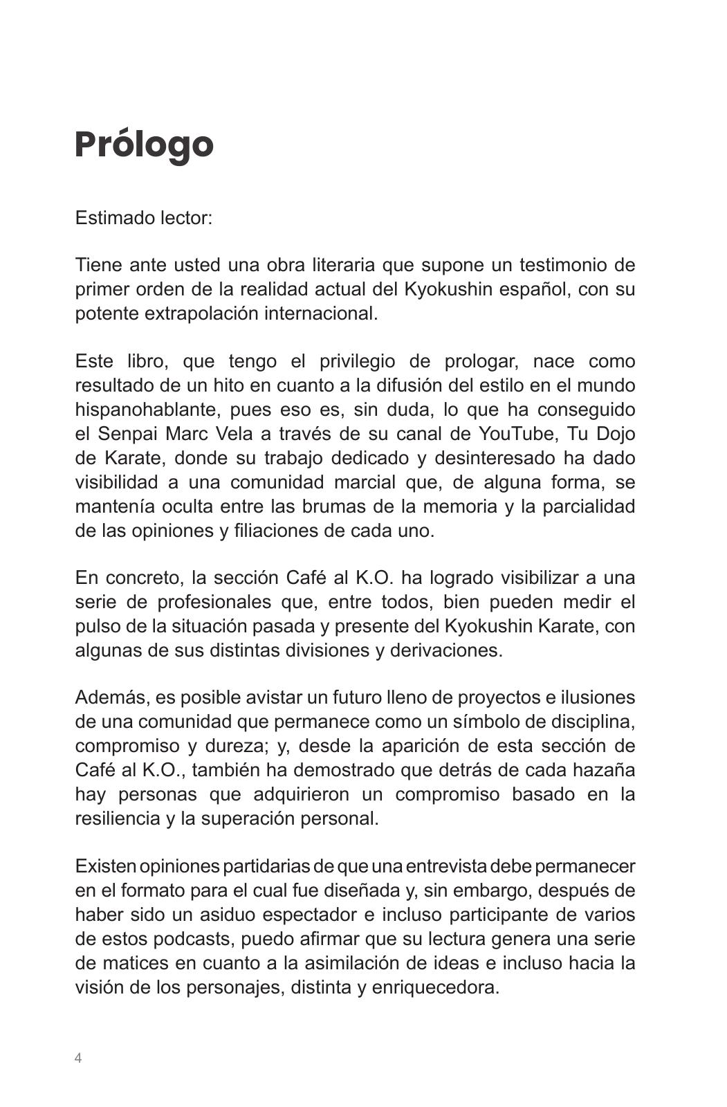 Página del prólogo de Iván Pérez Robles