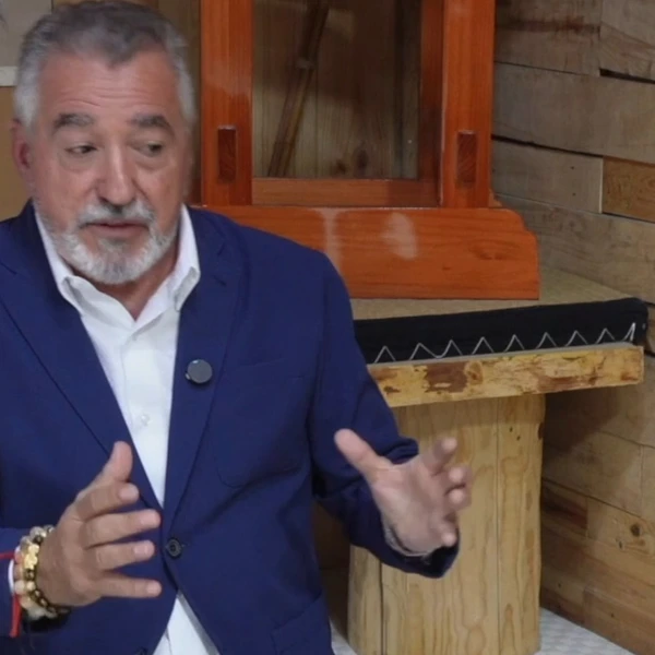 Pedro Roiz durante su conversación