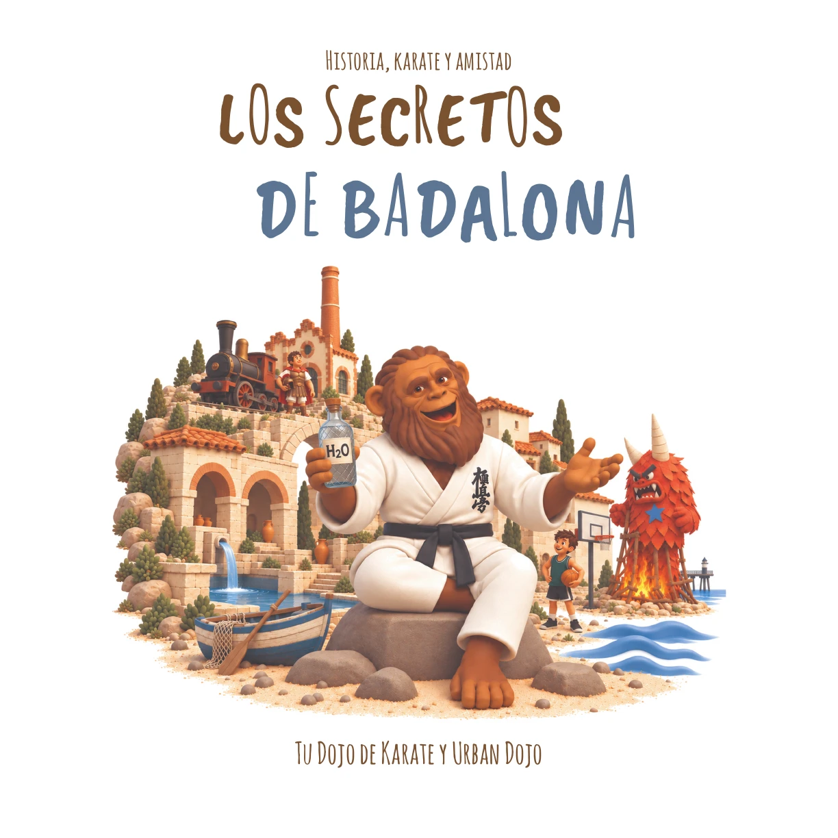 Portada de Los secretos de Badalona, edición en castellano